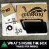 The Emuwing kit, everything you need is included in the box